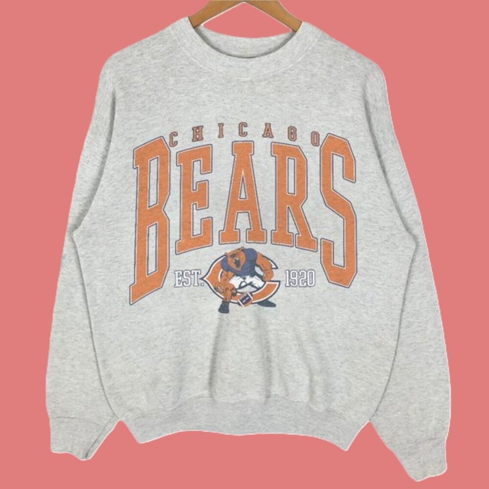 Vtg Chicago Bears Sweatshirt Vintage NFL Chicago Bears Football Unisex Shirt